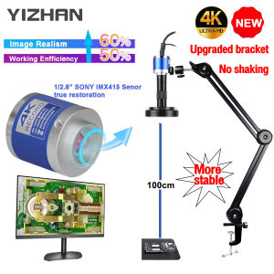 4K Microscope For Electronics 48MP Digital Microscope Camera Optional 1-150x Lens LED Light Foldable Bracket Phone Pcb Soldering Camera 4K Ultra Hd 4K Ultrasound 4K Visor 4K Dentistry - Lazada