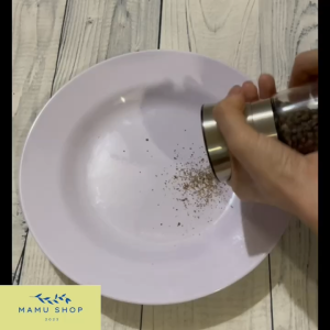 Lọ xay tiêu cầm tay inox thủy tinh Mamu shop M227