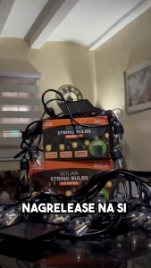 SOLAR MANILA Solar String Bulbs Pro | S14 Edison | 2400mAh | Remote Control | Outdoor Garden Lights