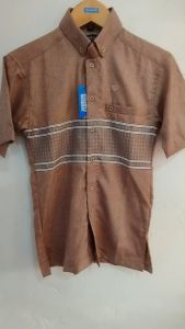 Kemeja Koko Lengan Pendek Dzikrayaat DZ-561 Muhsin Milo Pendek - Baju Koko Dzikroyat/Zikroyat