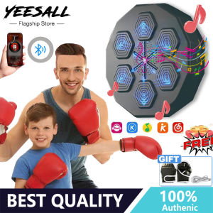 【COD】Music boxing machine wall target children boxing training equipment sandbags and Bluetooth function home play rhythm boxing target hanging wall free boxing adult decompression training boxing target