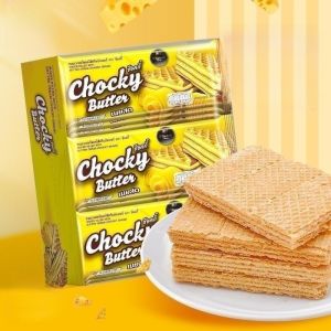 Thailand Chockybutter Chocky Butter Flavor Sandwich Wafer Biscuit 360G Casual Snacks