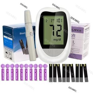 เครื่องวัดระดับน้ำตาลในเลือด ชุดตรวจเบาหวาน พร้อมแผ่นทดสอบ 50/100 ชิ้น พร้อมเข็มเจาะเลือด สำหรับตรวจวัดระดับน้ำตาลในเลือด (มิลลิกรัม/มิลลิมอล) แบบ Freestyle Libre