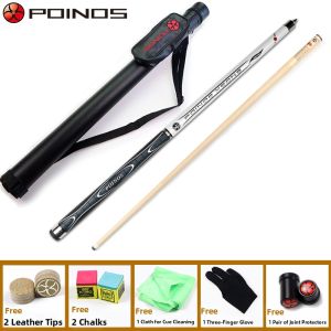 POINOS | Jaguar Style Large Head Small Tip Snooker Cue