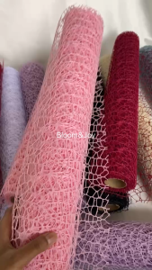 [1 LEMBAR] KOREAN JARING LEMBARAN KERTAS BUNGA FLOWER WRAP/ KERTAS BUKET PEMBUNGKUS BUNGA HAND BOUQUET Korean jaring NET Flower Wrapping Dekorasi Kertas Buket