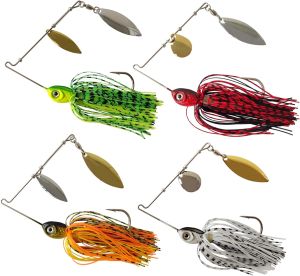 Mồi Câu Eupheng Spinner Bait Spoon Wire Bait 3.5g-14g Kiểu Willow Colorado Kép Mắt 3D Mô Phỏng Đầu Cá Dành Cho Câu Cá Bass Và Cá Pike.