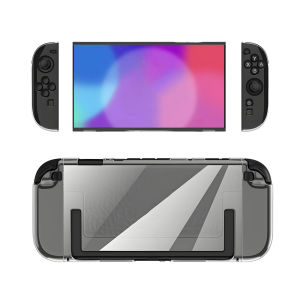 เคสแข็งใสสำหรับเครื่องเล่นเกม Nintendo Switch 2 พร้อมจอยแพดแยกส่วน ป้องกันรอยขีดข่วน สำหรับอุปกรณ์เสริม Switch 2