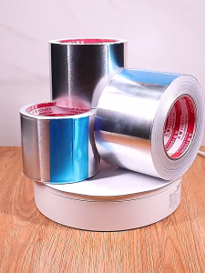 Aluminum Foil Tape Self Adhesive Tape for Roof Pipe Repair Heat Insulation Seal Tape Kitchen Pipe Repair Tape Plumbing Leak Proof Tape