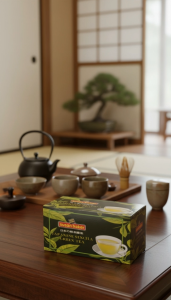 Susan Baker Japanese Sencha Green Tea Bags – 10s/25s Premium Quality Digestive & Antioxidants