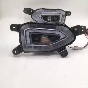 2 cái đèn sương mù cho Hyundai Kona 2017 2018 2019 2020 chức năng báo rẽ màu vàng đèn DRL LED chạy ban ngày NHANH CHÓNG