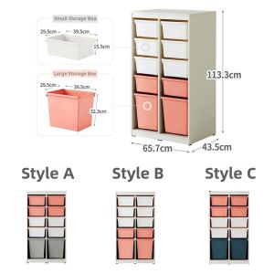 Eco-friendly Ins Style Solid Wood Kids Storage Cabinet