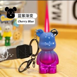 🇸🇬LOCAL SELLER🇸🇬 TEDDY BEAR Single Jet Red Flame Key Strap Chain Lighter