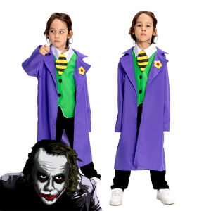 Bộ Trang Phục Hóa Trang Joker Dành Cho Trẻ Em Bộ Phim Hiệp Sĩ Bóng Đêm Heath Ledger R.I.P. Tiệc Sinh Nhật Halloween Lễ Hội Hóa Trang Quần Áo Polyester