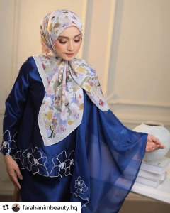 Tudung Bawal Cotton – Soft & Ironless Plain Square | Muslimah Daily Hijab