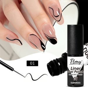 Sơn Gel Kẻ Mắt 5ml Siêu Lấp Lánh Kiểu Pháp Vẽ Sọc Graffiti Gốc Acrylic Dụng Cụ Làm Đẹp Cho Móng