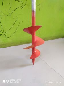 Bor tanah biopori manual 3 ulir putar tangan (4 inchi)