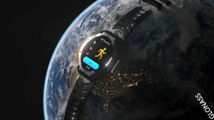 Rainbuvvy KC91 GPS กีฬานาฬิกา1.39 "จอแสดงผล TFT นาฬิกาออกกำลังกายรองรับอัตราการเต้นหัวใจเลือดออกซิเจนความดันอากาศระดับความสูงไฟฉาย Ai โทรบลูทูธโทรดูสมาร์ท