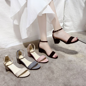 Small Size Sandals Fairy Style Shoes with Skirt Summer 2024 New Arrival Easiest for Match Strap Teenage High Heels