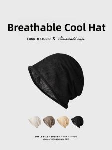 BILLI ZILLY | Linen Breathable Bucket Hat Women Large Size Loose Overhead Cap Men Thin Solid Color Versatile Cuffed Face Slimming Cold Cap
