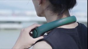 Quạt Đeo Cổ Mini Không Cánh Tiện Dụng Quạt Tích Điện 3 Tốc độ Pin 2000mah Có Cổng Sạc USB Thiết Kế Không Cánh