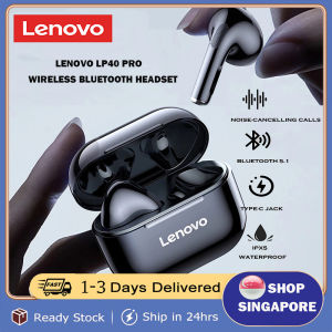 SG Local Lenovo Authorised Reseller Wireless Earbuds Bluetooth Earphone Headset Handsfree With Microphone for Mobile Phones Iphone Apple Android