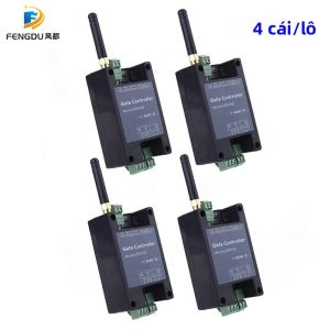 Bộ Mở Cửa Cuốn Rào Chắn GSM G202 Với 4 Điều Khiển Từ Xa Gọi Miễn Phí Khóa Điện Tử Công Tắc Rơle Để Kiểm Soát Truy Cập