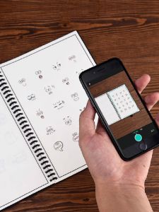 Elfinbook 2.0 Reusable Smart Electronic Notebook Erasable Creative Black Tech Stationery Synchronized Writing Drawing Notepad