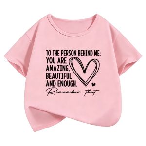 Bandai | Lovely Heart Design Funny T Shirts Short Sleeve Kids Childrens T-shirt Boys Girls Summer Spring Casual Top Tee Shirt