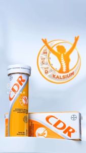 CDR 15 Tablet Suplemen Kalsium Rasa Jeruk