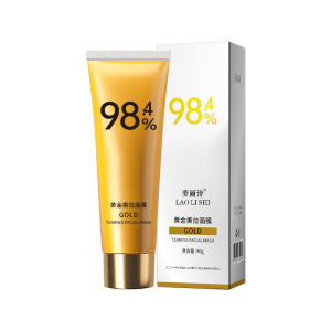 Laurel Gold Peel off Mask Deep Cleansing Brightening Skin Tightening Pore Minimizing Oil Control for Men And Women