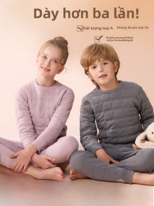 MiiOW | Quần lót giữ nhiệt cho trẻ em MiiOW Catman Quần lót giữ nhiệt lót lông cừu dày cho học sinh tiểu học mùa thu đông