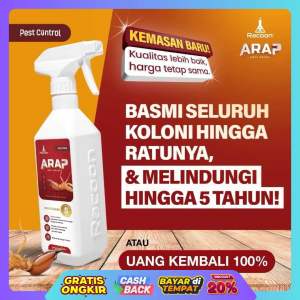 Racoon Obat Anti Rayap Spray ARAP 600 ml / Racun Rayap Semprot Cair // Seroxil Obat Pembasmi Anti Rayap Semprot Ampuh //  Semprotan Seroxil Pembasmi Anti Kutu Tungau Kasur & Kutu Busuk Ampuh // Wiselie Anti Rayap Pembasmi Rayap Ampuh