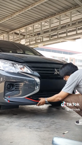 ชุดแต่งรถ สเกิร์ต-สปอยเลอร์ New Mitsubishi Mirage 2020-2024 ทรง SR-Limited (แถมฟรี อุปกรณ์ติดตั้งงานครบเซต)