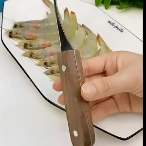 1/2pcs Stainless Steel Shrimp Stripper Shrimp Line Remover Peeler Cleaning Peeling Seafood Tools Kitchen Restaurant Accessories