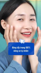 Combo 3 Bông tẩy trang Bông Bạch Tuyết Calla Xỏ Ngón Dạng Túi làm sạch da 80 miếng/hộp