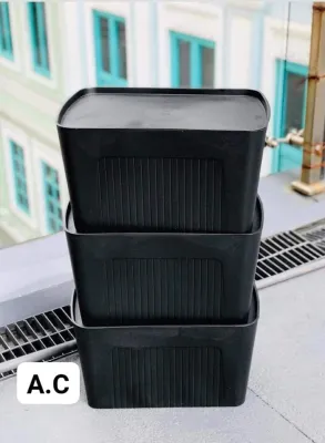 BLACK STORAGE BOX WITH TAKIP XL