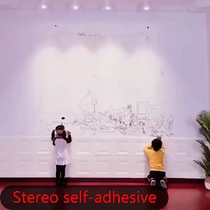 WALLPAPER DINDING 3D///Wallfoam PE Wallpaper Sticker Dinding Seri Kotak