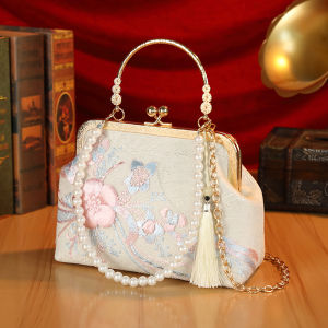 MEIFEI | Floral Handbag Retro Shoulder Bag Evening Clutch