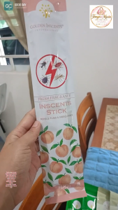 10+1 FREE Promo (10 Assorted Scents plus 1 FREE Pack 30 Sticks/Pack) Golden Inscents International Fly Repellent & Mosquito Killer Incense Sticks (Pamatay Lamok) for Indoor and Outdoor