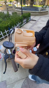 SKISOPGO Ready Stock 2 IN 1 Baby Stroller Cup Holder Stroller Bottle Mobile Phone Holder Baby Stroller Hook Hanger