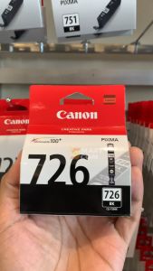 รุ่น MX897/iP4870/iP4970/MG5370/MX886/MG5170/MG5270 ขาย ถูกต้อง ตลับหมึกอิงค์เจ็ท Canon CLI-726 BK