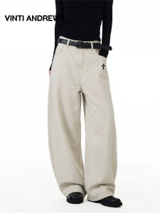 Airy Drape Straight Trousers for Women