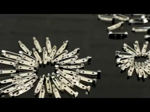 100pcs 25mm Perforated Brooch Pin/Safety Pin Inlaid Blank/Brooch Clip Base Pins/Inlaid Blank Bar Pin/For DIY Jewelry Making Accessories.