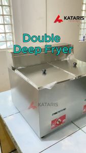 Double Fryer Gas Type 6 Liters x 2 Tubs Heavy Duty Imported Fryer