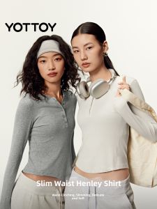 YOTTOY | Slim Waist Henry Shirt Long Sleeve