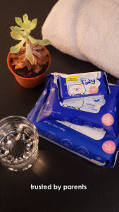 TINY Baby Wet Wipes 7 Wipes/Single Pack