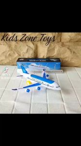 Mainan Anak Miniatur Pesawat Garuda Indonesia Airbus A380 Lampu & Suara