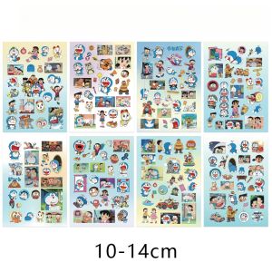 Bandai | 40 Tờ Doremon Die Cut Dán Anime Hoạt Hình Trong Suốt Không Có Nền Chống Thấm Nước Cho Sổ Lưu Niệm DIY Trang Trí Văn Phòng Phẩm