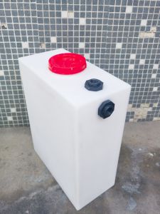 Square Plastic Water Storage Tank Narrow Lid Acid And Alkali Resistant Medicine Storage Barrel Laboratory Vehicle Equipment Bucket