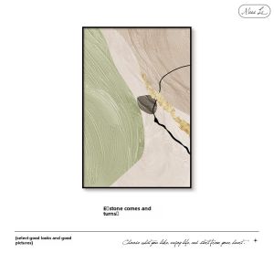 Black and White Abstract Living Room Decorative Painting Fancy Modern Normcore Sofa Wall Painting Entrance Door Mural